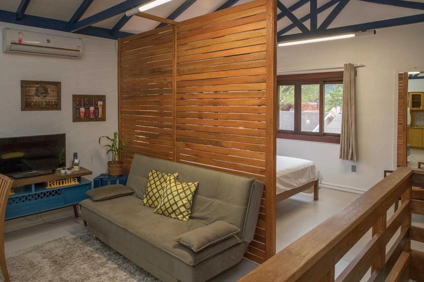 شقة Locar-In Gramado - Loft A 50 M Da Rua Coberta. المظهر الخارجي الصورة