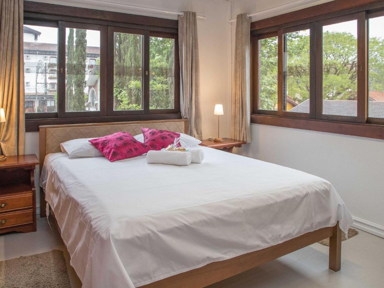 شقة Locar-In Gramado - Loft A 50 M Da Rua Coberta. المظهر الخارجي الصورة